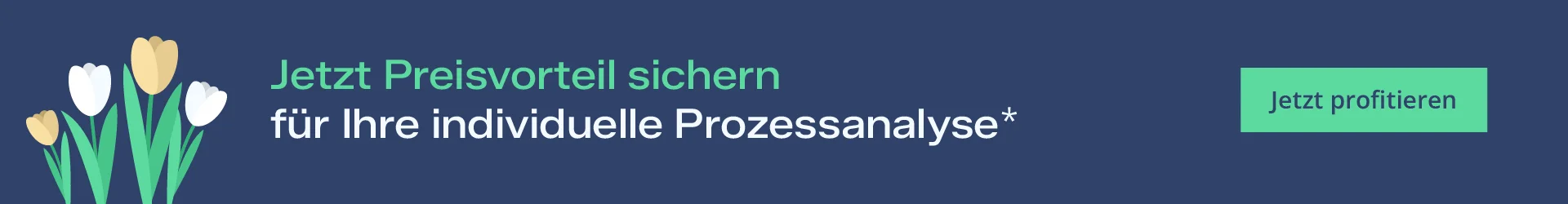Osteraktion "Preisvorteil sichern für Ihre individuelle Prozessanalyse*"